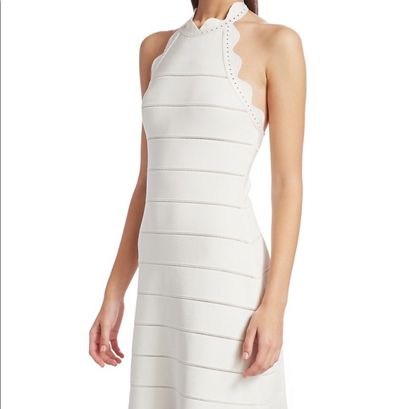 Herve Leger scalloped dress sz M never worn - Picture 3 of 4